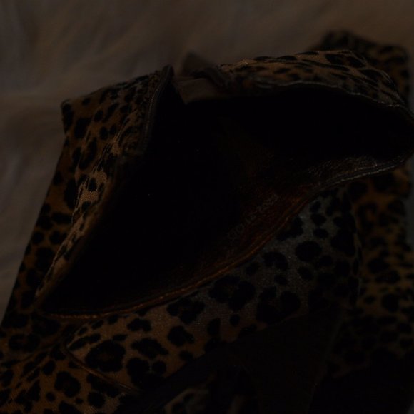 Leopard Print Heeled Ankle Boots BY ROME FASHIONER SIZE 36 USED FOR PHOTO SHOOT - Picture 5 of 7